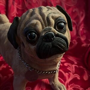 Pug statue